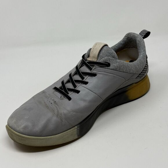 ECCO S Three GoreTex Golf Shoes Mens 10 - 10.5 EU 44 Gray Leather Spikeless main image 11
